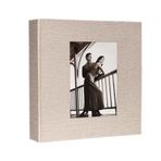 Rabsev 10x15cm 600 Fotoğraf Kapasiteli Lüks Koton Fotoğraf Albümü (KREM)