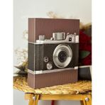 Rabsev Fotoğraf Albümü 10x15cm 200 Fotoğraf Kapasiteli Renkli Kamera Desenli Anı Albümü cok-renkli