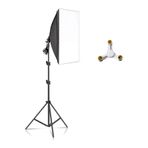 Rabsev HBV00001413B4 Softbox 50X70Cm 3 Duylu Ürün Video Fotoğraf Çekimleri Sürekli Işık