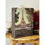Rabsev Renkli Eyfel Desenli Fotoğraf Albümü 10x15cm 200 Fotoğraf Kapasiteli Modern Mukavva