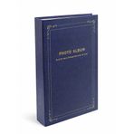 Rabsev RS094 Fotoğraf Albümü 10x15cm 300 Fotoğraf Kapasiteli Nostajik Albüm Mavi RS094-M