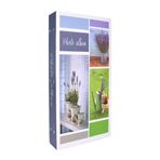 Rabsev RS098 10x15 cm 300 Fotoğraf Kapasiteli Çiçek Desenli Mavi Fotoğraf Albümü