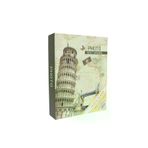 Rabsev RS4602-2 10x15 cm 200 Fotoğraf Kapasiteli Eyfel Kulesi Desenli Anı Fotoğraf Albümü