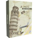 Rabsev RS4602-2 10x15 cm 200 Fotoğraf Kapasiteli Pisa Kulesi Desenli Anı Fotoğraf Albümü