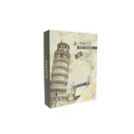 Rabsev RS4602-2 Fotoğraf Albümü 10x15cm 200 Fotoğraf Kapasiteli Pisa Kulesi Desenli Anı Albümü RS4602-2 PİSA KULESİ