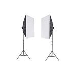 Rabsev Softbox 50x70cm İkili Set Tek Duylu Sürekli Işık Youtube Video Ve Fotoğraf Çekimi