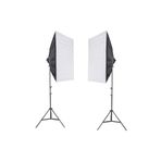 Rabsev Softbox 50x70cm Tek Duylu Sürekli Işık Youtube Video Ve Fotoğraf Çekimi 2'li Set Softbox 4