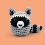 Raccon Tığ Kiti Yeni Başlayanlar İçin Videolu Peluş Amigurumi Örgü Oyuncak Seti