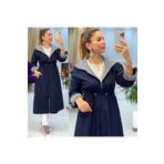 RACE FASHİON Çizgili Bondit Kumaş Su Geçirmez Trençkot 120 cm Rc5010