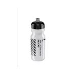 Raceone X1 Şeffaf-Gümüş 600ml Bisiklet Suluk Matara Siyah