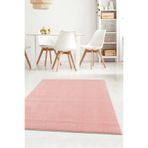 Rachel Carpet Pembe Lüks Raschel Kaymaz Taban Peluş Halı Yolluk, 80 x 1000