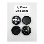 RACİH Opel Jant Göbeği 58 mm Takım ( 4 Adet )