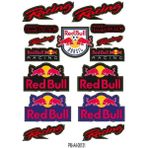 Racing Redbulli Tasarımlı Ekipman Kask Motorsiklet Sticker Seti 01