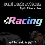 Racing Sticker - Hologram Etiket Yapıştırma 2 Adet