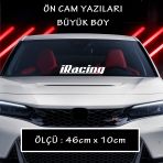 Racing Yazi Sticker - Araba Motosikler Atv Kamyon Kamyonet Cam Uyumlu Sticker Etiket
