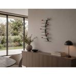 Rack And Cork - Modern Minimalist Metal Şişe Rafı, Kavisli Şarap Rafı Duvar Dekoru, Şişe Saklama ve Sergileme, 8 Şişe Kapasiteli