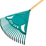 Raco Expert 53726 Ahşap Saplı Plastik Çim Ve Yaprak Toplama Tırmığı 60 Cm