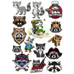 Racun Sticker Set-2 15 Parça Telefon, Tablet, Defter, Laptop Sticker