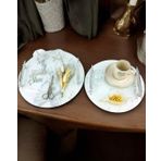 Radiance Gümüş Nişan Tepsisi GRİ