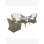 Radiance | Rehome Rattan Bahçe Oturma Grubu | 2+1+1+ Sehpa