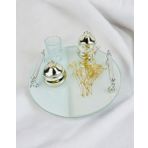 Radiant Nişan Damat Kahve Tepsisi GRİ