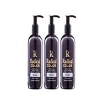 Radical Color New 25/Black Amonyaksız Su Bazlı Saç Boyası 250 Ml 3 Adet Siyah