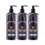Radical Color New 25/Black Amonyaksız Su Bazlı Saç Boyası 250 Ml 6 Adet Siyah
