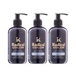Radical Color New 25/Blue Amonyaksız Su Bazlı Saç Boyası 250 Ml 3 Adet Mavi