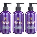 Radical Color New 25/blueberry Amonyaksız Su Bazlı Saç Boyası 250 ml 3 Adet Yaban Mersini - Renk Kodu