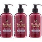 Radical Color New 25/chilired Amonyaksız Su Bazlı Saç Boyası 250 ml 3 Adet Biber Kızılı - Renk Kodu