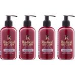 Radical Color New 25/chilired Amonyaksız Su Bazlı Saç Boyası 250 ml 4 Adet Biber Kızılı - Renk Kodu