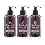 Radical Color New 25/Deepred Amonyaksız Su Bazlı Saç Boyası 250 Ml 3 Adet Koyu Kızıl