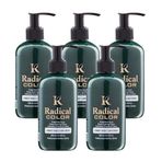 Radical Color New 25/Emerald Amonyaksız Su Bazlı Saç Boyası 250 Ml 5 Adet Zümrüt Yeşili