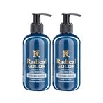 Radical Color New 25/Oceanblue Amonyaksız Su Bazlı Saç Boyası 250 Ml 2 Adet Okyanus Mavi