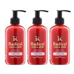 Radical Color New 25/Orange Amonyaksız Su Bazlı Saç Boyası 250 Ml 3 Adet Turuncu