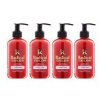 Radical Color New 25/Orange Amonyaksız Su Bazlı Saç Boyası 250 Ml 4 Adet Turuncu