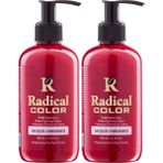 Radical Color New 25/pomegranate Amonyaksız Su Bazlı Saç Boyası 250 ml 2 Adet Nar Çiçeği - Renk Kodu
