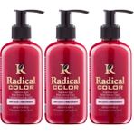 Radical Color New 25/pomegranate Amonyaksız Su Bazlı Saç Boyası 250 ml 3 Adet Nar Çiçeği - Renk Kodu