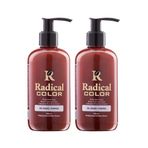 Radical Color New 25/Pumpkin Amonyaksız Su Bazlı Saç Boyası 250 Ml 2 Adet Bal Kabağı