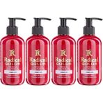 Radical Color New 25/red Amonyaksız Su Bazlı Saç Boyası 250 ml 4 Adet Kırmızı - Renk Kodu