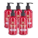 Radical Color New 25/Red Amonyaksız Su Bazlı Saç Boyası 250 Ml 5 Adet Kırmızı