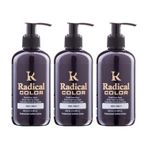 Radical Color New 25/Violet Amonyaksız Su Bazlı Saç Boyası 250 Ml 3 Adet Mor