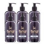 Radical Color New 25/Violet Amonyaksız Su Bazlı Saç Boyası 250 Ml 6 Adet Mor