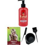 Radical Color Saç Boyası Şeker Pembesi 250 ml Saç Açıcı ve Saç Boya Kabı Seti