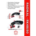 Radıkal Rk48150 Sra Onaylı Çift Fonksiyonlu Özel Çelik Zincir Kilit - Hırsızlığa Karşı Yüksek Güvenlikli