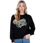 Radio Unisex Sweatshirt (50, Siyah, XL)