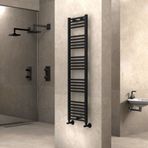 Radiva Haiti 400x1500 mm Düz Mat Siyah Havlupan