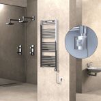 Radiva Haiti Elektrikli Havlupan Düz Krom (Ktx1 Termostat) - 50 x 120