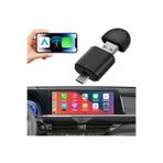 Radoon Yeni Tasarım Mini Kablosuz Ios Android Uyumlu Carplay USB ve Type-C 2in1 Araç Multimedya Adaptörü