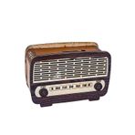 Radyo Görünümlü Ahşap Kumbara
